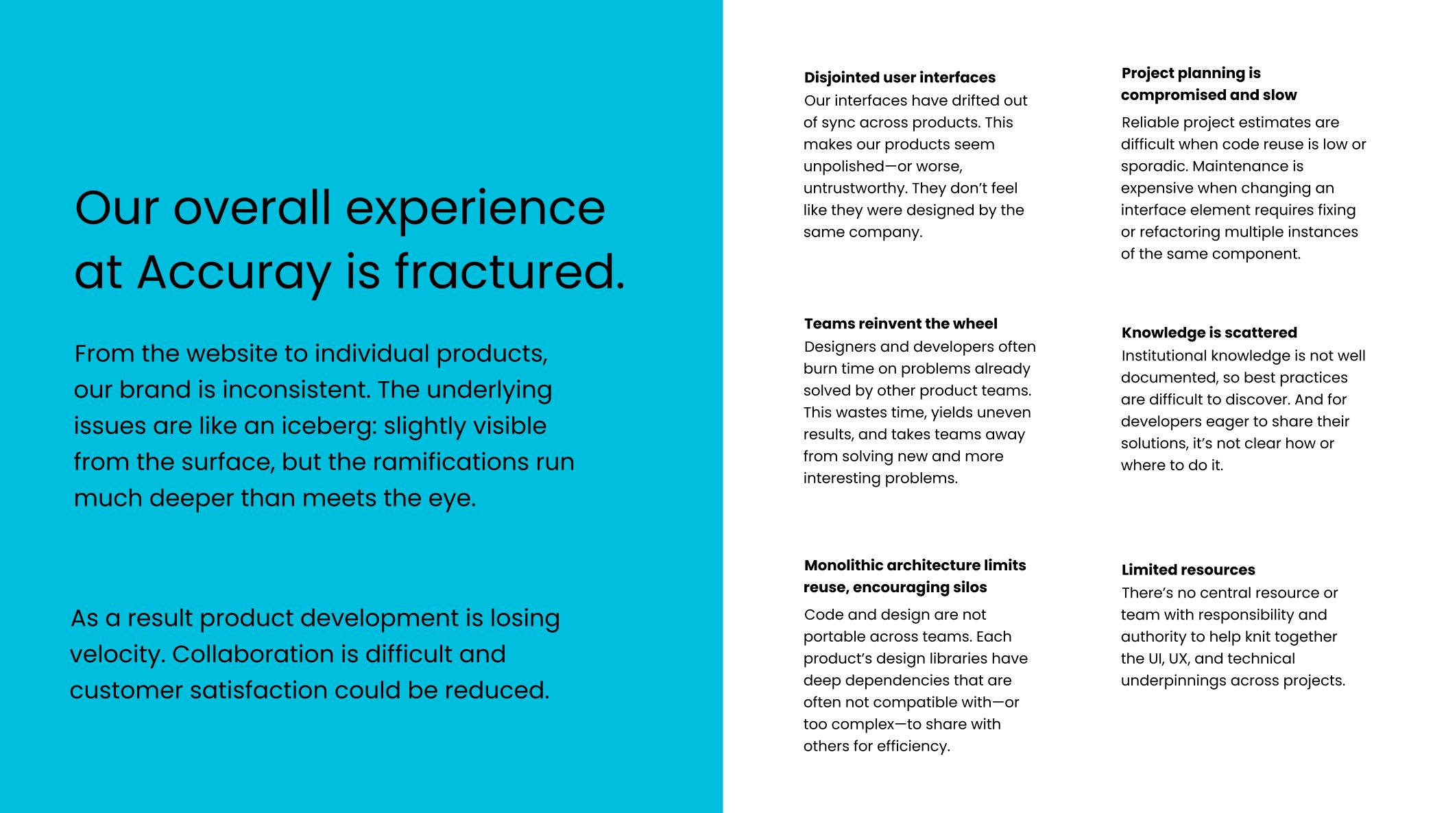 Design system pitch deck, slide 2